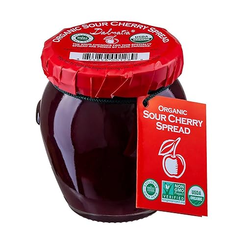 Dalmatia Imports, Organic Sour Cherry Spread, 8.5 Ounce