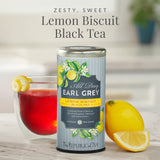 The Republic of Tea - All Day Earl Grey Lemon Biscuit Black Tea, Naturally Caffeinated, 36 Tea Bags