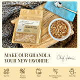 Laura's Gourmet Granola - Vanilla Almond Crunch - Gluten, Soy & Dairy Free - Organic Premium Honey, Almonds & Pure Ground Vanilla, Chef's Trifecta