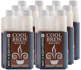 CoolBrew Mocha 6 Pack - 16 DRINKS PER BOTTLE - Fresh Cold Brew Liquid Concentrate - For Iced or Hot Coffee, Unsweetened, No Preservatives