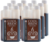 CoolBrew Mocha 6 Pack - 16 DRINKS PER BOTTLE - Fresh Cold Brew Liquid Concentrate - For Iced or Hot Coffee, Unsweetened, No Preservatives