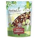 Food to Live Deluxe Nuts Mix, 1 Pound A Blend of Dry Roasted Pecans, Cashews, Filberts, Almonds, Brazil Nuts with Himalayan Salt. Oven Roasted