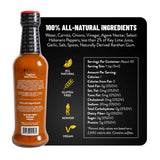 Tabañero Classic Mild Heat Hot Sauce, All Natural, Small Glass Bottle, 5 oz