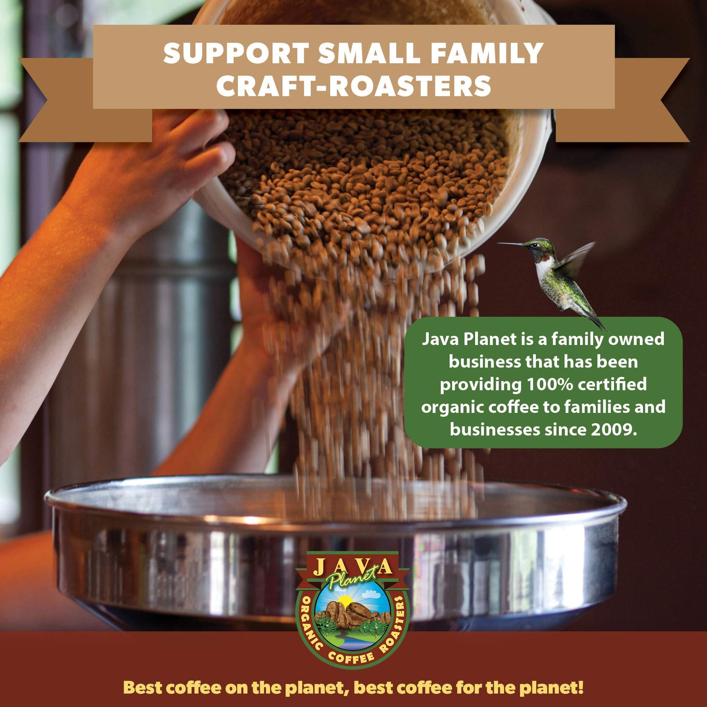 Low Acid Organic Coffee - Whole Bean, Mold-Free & Stomach Friendly by Java Planet, Coconut and Hazelnut, Medium Dark Roast, Arabica Gourmet Coffee