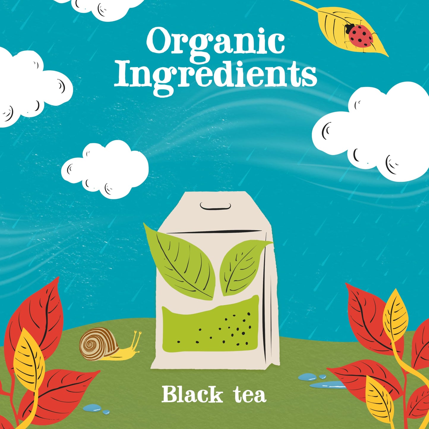 Clipper Tea Organic Fairtrade English Breakfast, Big Ben - USDA Organic, Non-GMO, Fair Trade, Sustainable Caffeinated Tea, 1 Pack, 20 Unbleached Tea