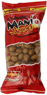 Diana Mani Japones Japanese-Style Soy-Coated Roasted Peanuts, Savory Umami Flavor, 4.6 Oz