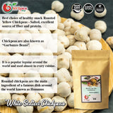 NY Spice Shop White Roasted Chickpeas - 3 Pound Crispy Crunchy Dried Chickpeas Roasted - Bulk Healthy Snacks