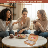 Sweetifi Mixed Fruit Turkish Delight, Premium Chewy Gourmet Vegan Candy Made with Real Fruit, Gluten Free, No Additives, Assorted Gourmet Lokum