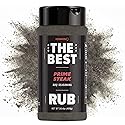 Kosmos Q The Best Prime Steak Rub, Bold BBQ Meat Dry Rub & Steak Seasoning with Garlic, Onion, Spices & Smoke Flavor, For Ribs, Pork Chops, Chuck