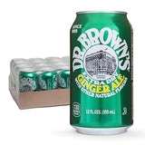 Dr. Brown's Ginger Ale Soda - A New York Original - 24 Cans of Refreshing, Kosher, Gourmet Soda Pop - Ginger Ale Soda - 24 x 12 oz Cans