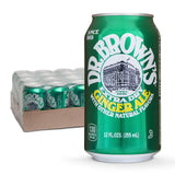 Dr. Brown's Ginger Ale Soda - A New York Original - 24 Cans of Refreshing, Kosher, Gourmet Soda Pop - Ginger Ale Soda - 24 x 12 oz Cans