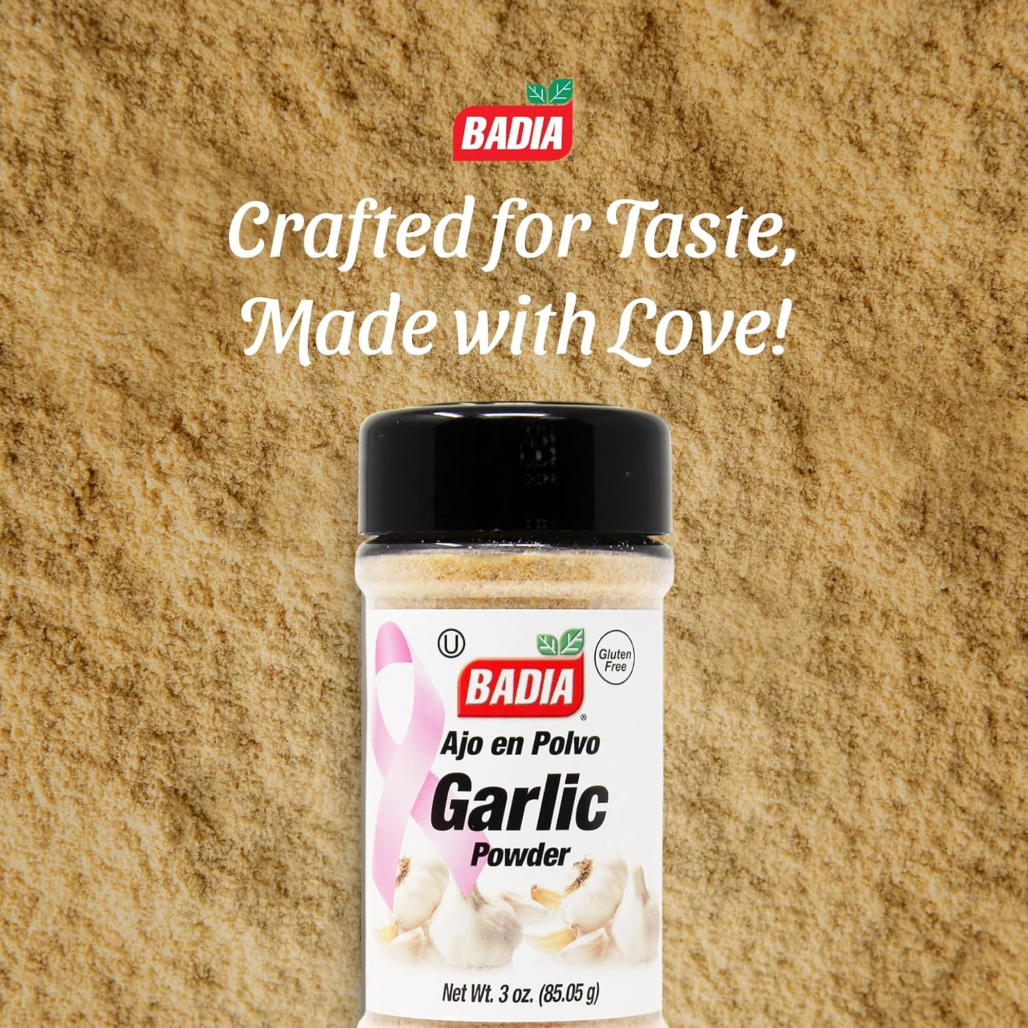 Badia Garlic Powder, 3 oz - Freshly Ground & Flavorful