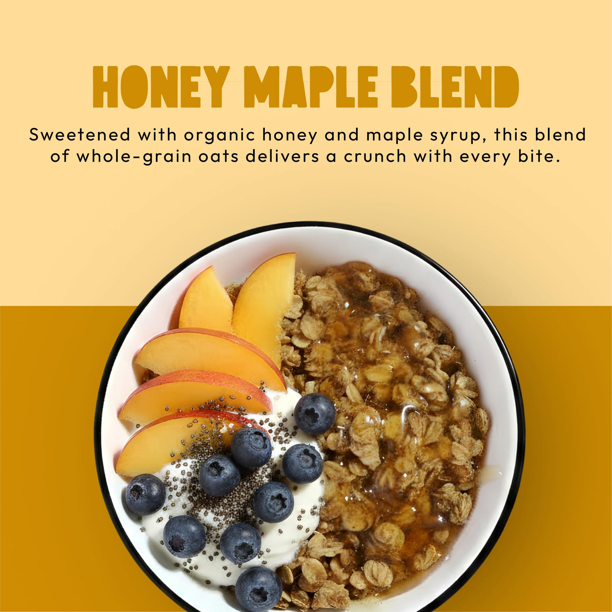 Kelly's Four Plus Granola Cereal | Honey Maple Healthy Granola for Yogurt | Hand Made Snacks for Breakfast - 12 oz