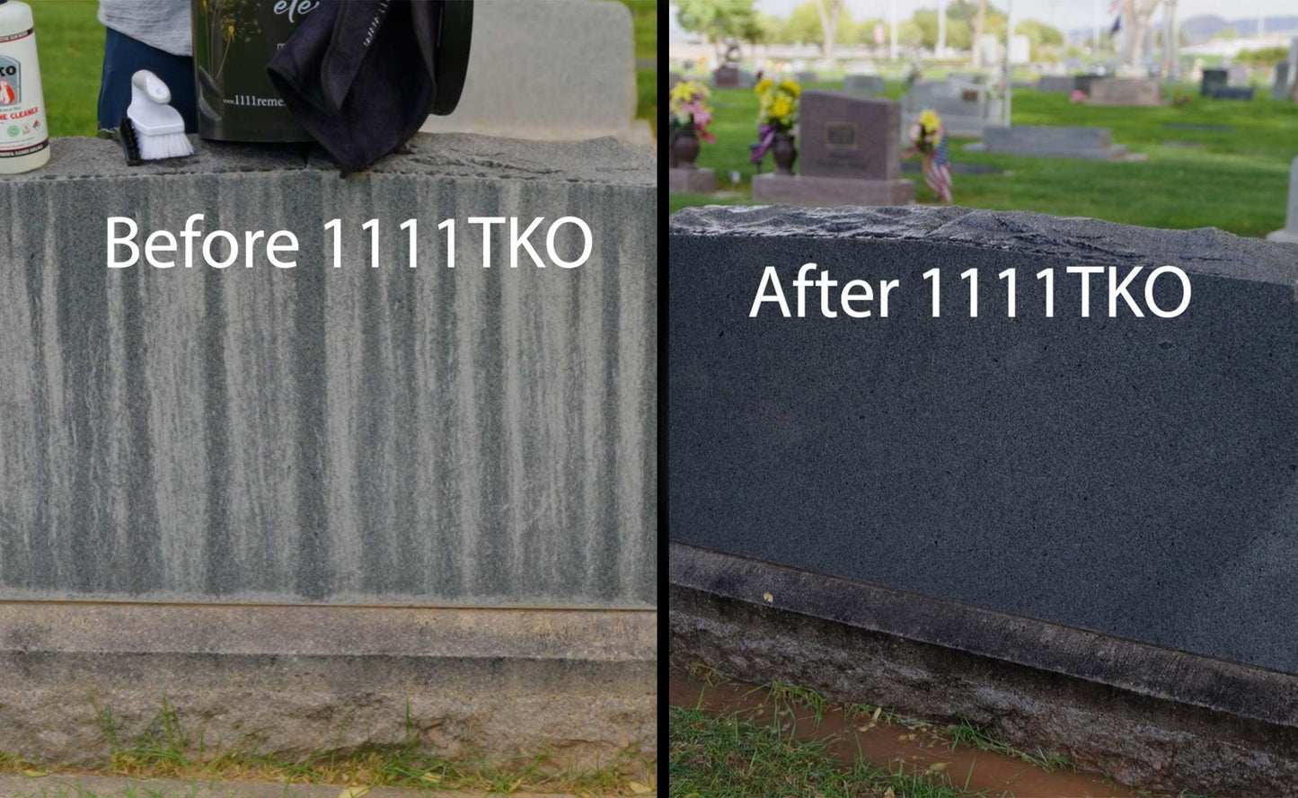 1111 remember me BIological Solution Headstone Cleaner, 32 Oz Concentrate, Makes 1 Gallon