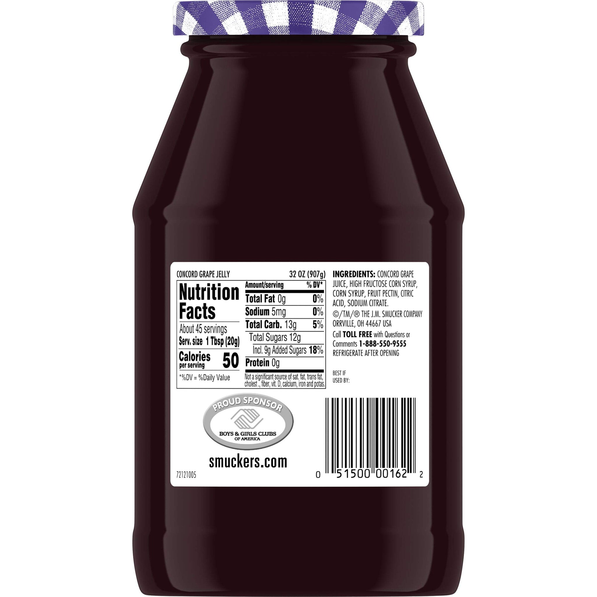 Smucker's Concord Grape Jelly, 32 Ounces