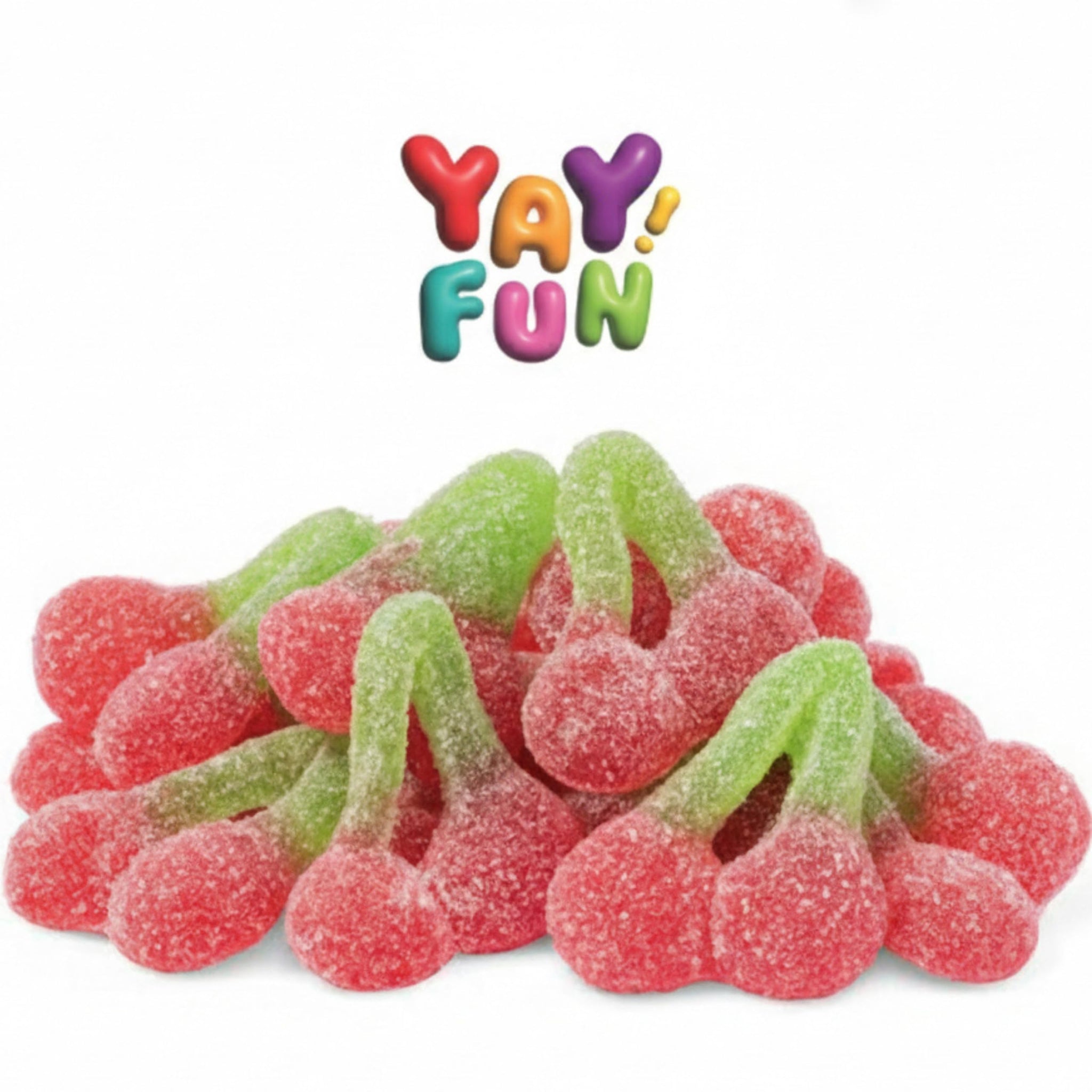 Sour Cherry Gummy Candy, Halal Candy Bulk 2 Pound Bag | Sweet & Tangy Cherry Gummies | Fruit Flavored Gummies for Parties, Candy Buffets, Goodie Bags