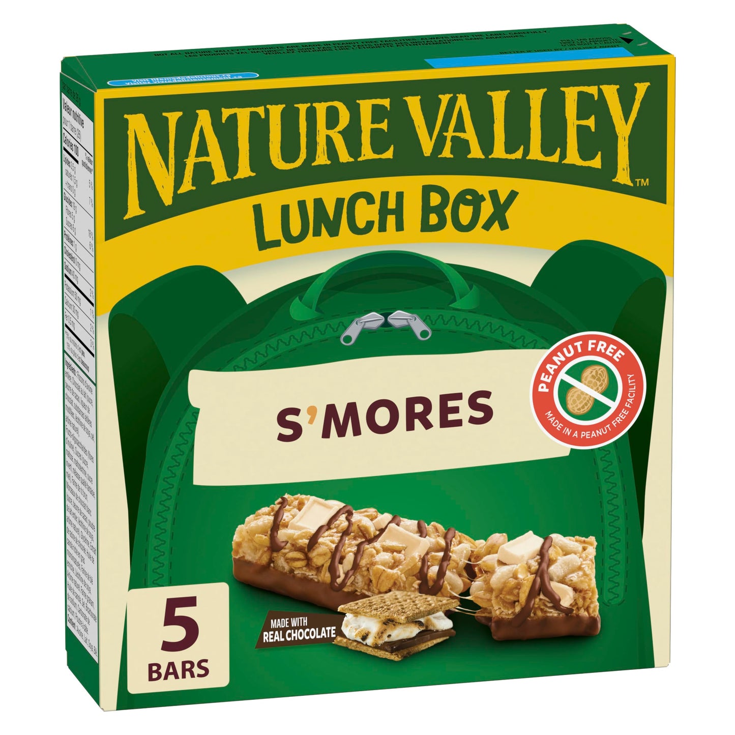 NATURE VALLEY, Lunchbox S'mores Granola Bars, 130g/4.6oz, (Imported from Canada)