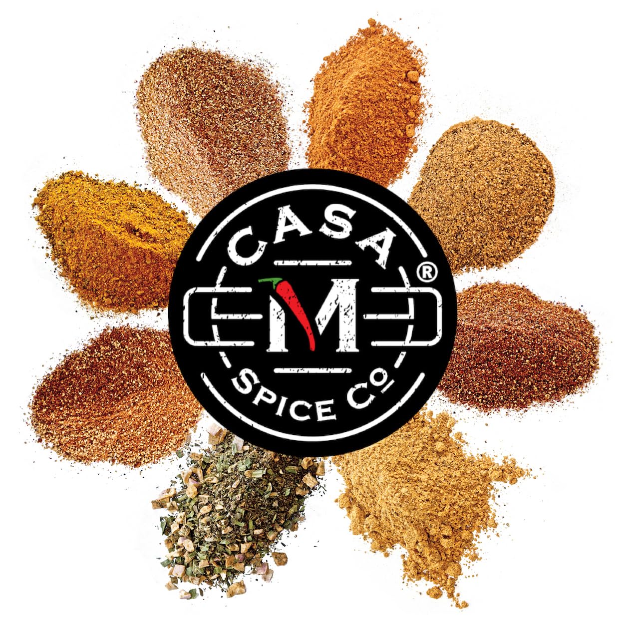 Casa M Spice Co - Ultimate Rub Collection - 9 Gourmet Spices & Seasonings Set for Grilling, BBQ & Cooking - Perfect Spice Gift Set for Cooks, Grill