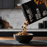 Truely Cereal Chocolate Pb - 3 Pack 7.05 oz Boxes - Protein for Breakfast - High Protein Snack - Protein Option - Truely Cereal with a Random Item