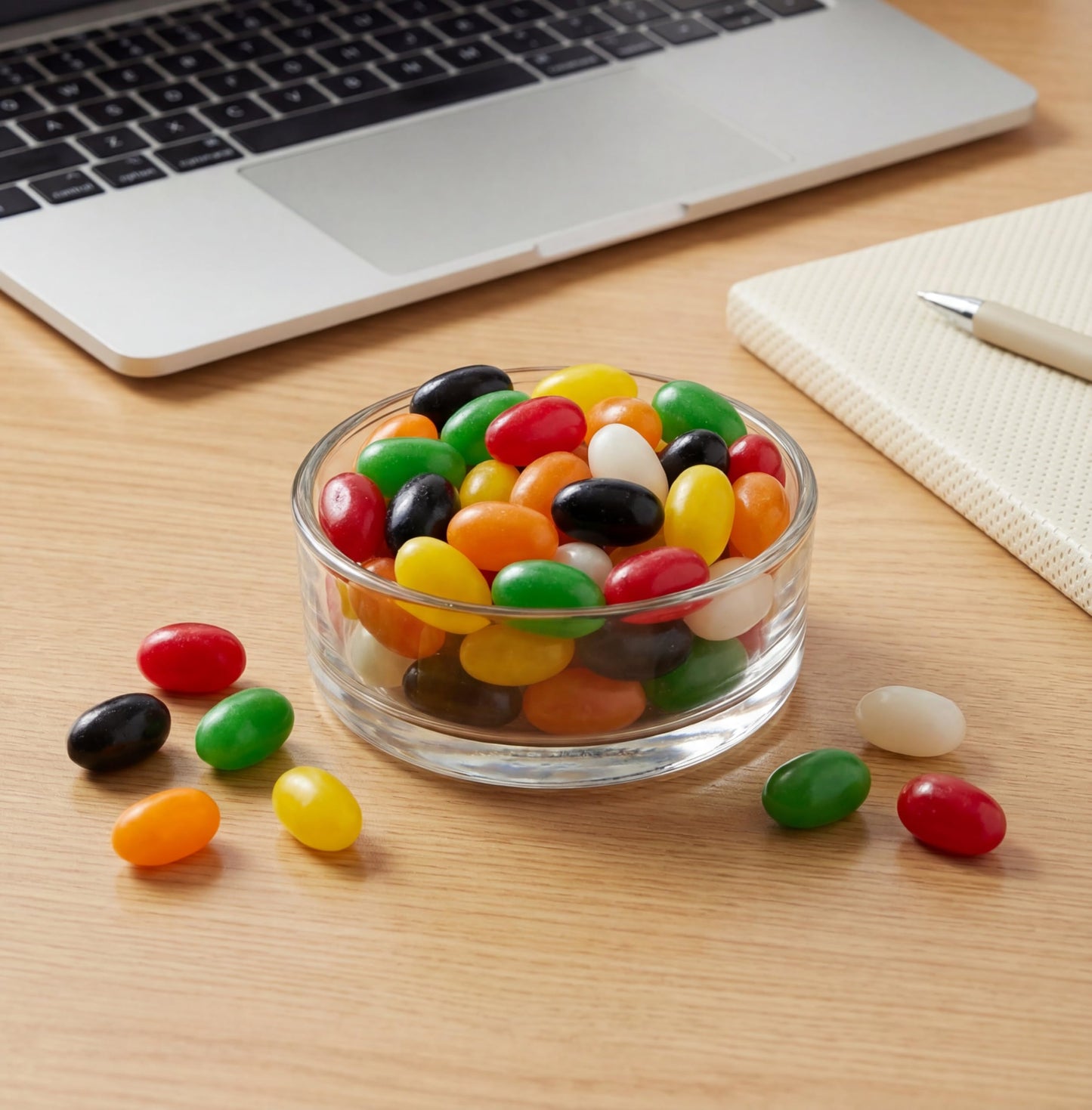 Jumbo Assorted Spiced Jelly Beans - 1 lb of Fresh Delicious Extra Large Licorice Sassafras Peppermint Clove Cinnamon Spearmint Jelly Beans