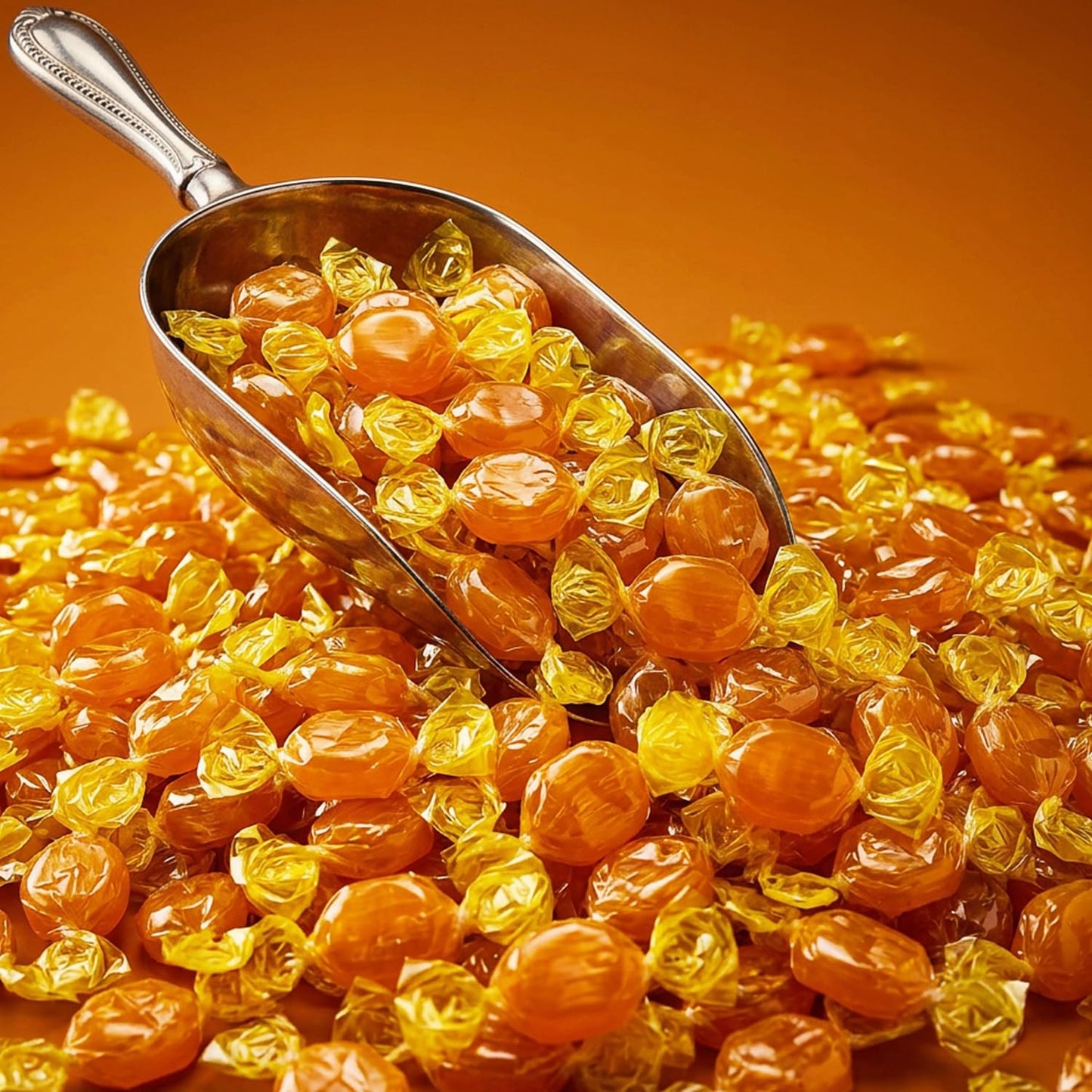 Butterscotch Hard Candy 5 LB Bulk Bag - Individually Wrapped Candy - Yellow Butter scotch Discs Candies for Office, Parties, Bowls and Holidays