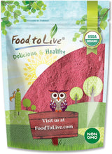 Food to Live Organic Raspberry Juice Powder, 4 Pounds - Non-GMO, Raw, Vegan, Bulk, Rich in Essential Amino Acids, Fatty Acids & Minerals, Great