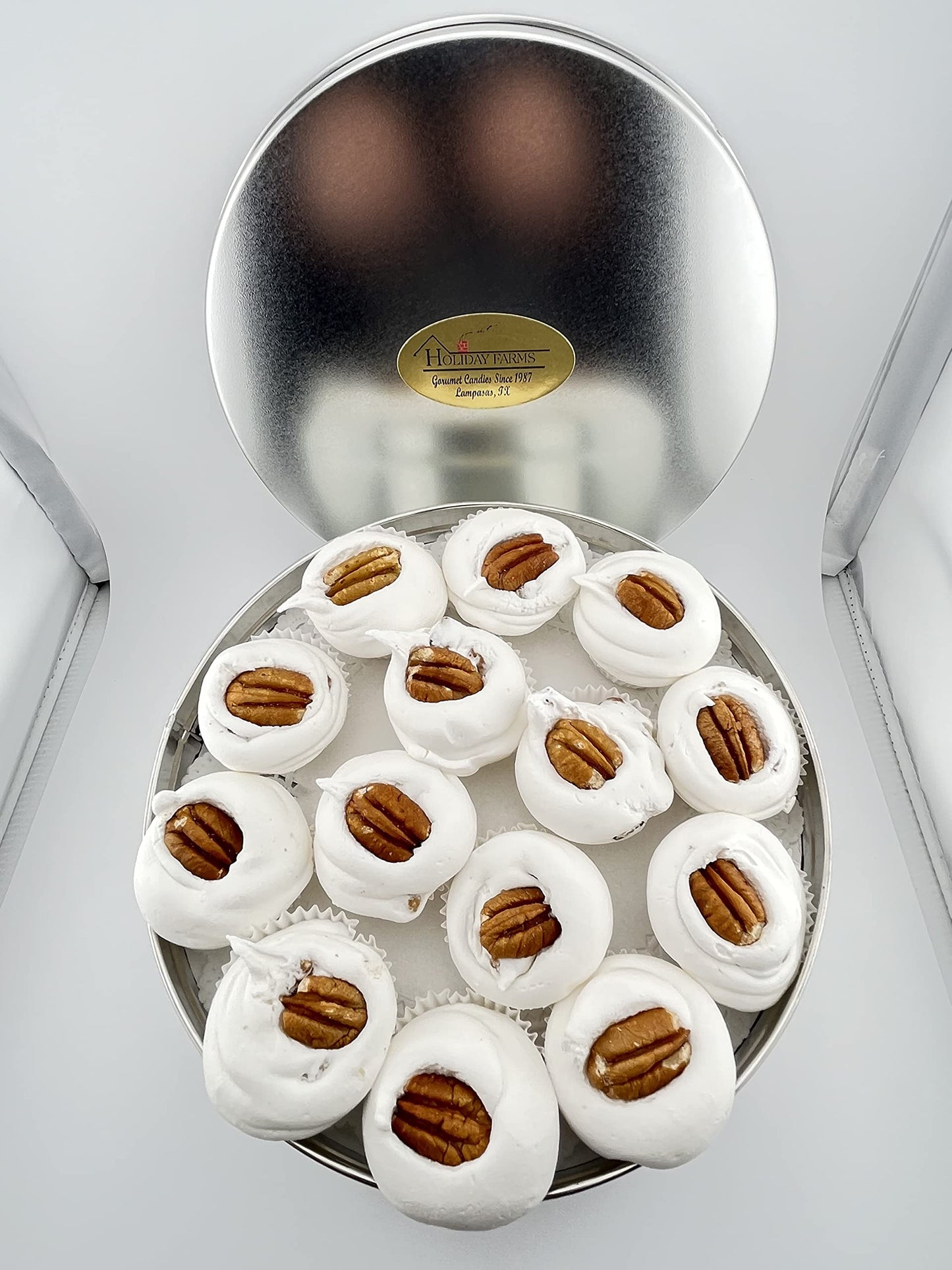 24 Piece Divinity Gift Tin (With Pecans)