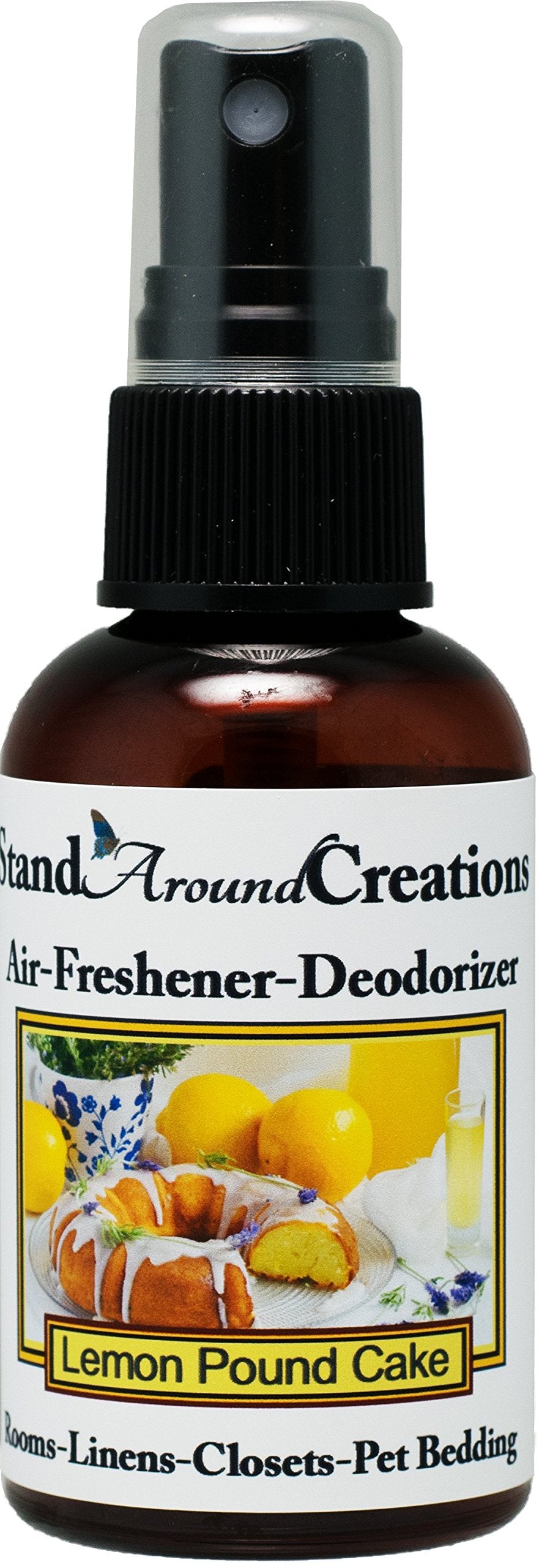 Concentrated Spray For Room/Linen/Room Deodorizer/Air Freshener - Lemon Pound Cake- A mouth-watering aroma of warm lemon pound cake w/sweet lemon
