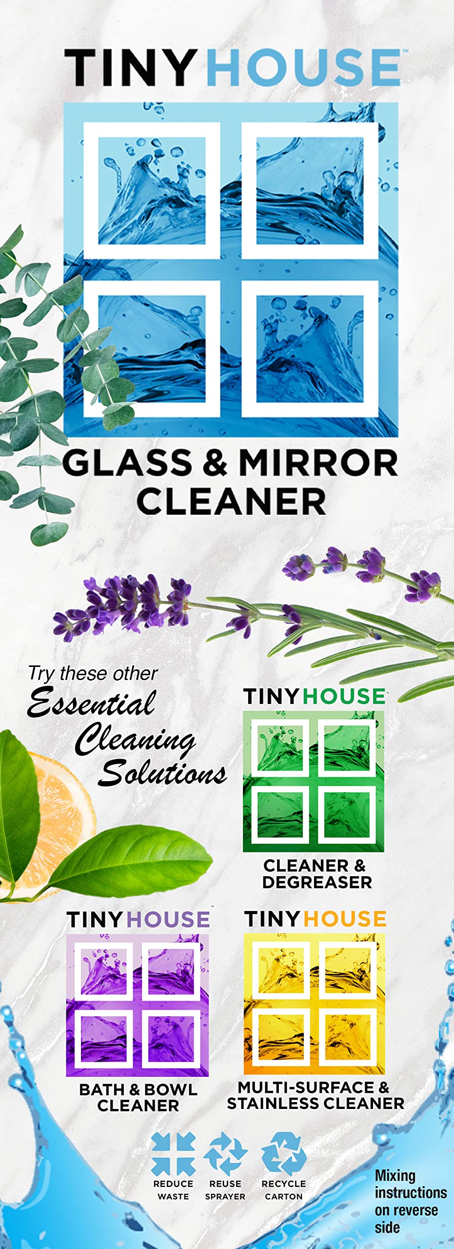 Tiny House Glass & Mirror Cleaner Kit