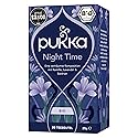 Pukka Herbal Teas Night Time Organic Oat Flower Lavender and Lime Flower Tea, 20g 20 Count
