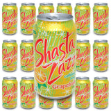 Shasta Zazz 12 fl oz, 18 cans, total 216 fl oz