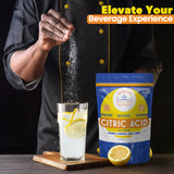 Pure Food Grade Citric Acid - 8 oz (227 g) of Premium, Multi-Use Powder for Cooking, Canning, Cleaning & More - Non-GMO, Kosher, Food-Safe - Boosts