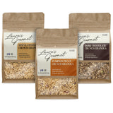 Laura's Gourmet Granola - Fall Faves Variety Pack - Sinful Cinnamon Crunch, Pumpkin Pecan Crunch, Dark Chocolate Crunch