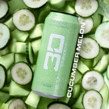 3D Sugar Free Energy Drink, Cucumber Melon, 16oz Cans, 12 Pack