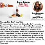 Brother Bru-Bru's African Hot Sauce - No Salt, No Sugar, Vegan - Habanero & African Spices - 5 oz (Pack of 3)