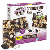 Lenny & Larry's Cookie-fied Protein Bar - Cookies & Creme Vegan Protein Bars 9x45g - Healthy Snacks with 12g Plant Protein & 5g Fiber - Gluten Free