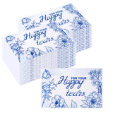 100 Packs Happy Tears Tissues for Wedding,3 Ply Wedding Tissues for Wedding Favors,Bulk Individual Tissues Packs for Wedding Welcome Bag