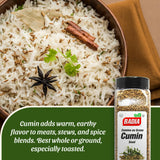 Badia Cumin Seeds, 16 oz - Whole Comino Seeds, Aromatic Flavor for Cooking, Spice Blends & Seasonings