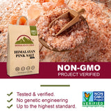 Himalayan Chef Pink Himalayan Salt - 15 lbs. (3 x 5 Pound Bulk Bags) Coarse Grain, Pure 100% Natural, Non-GMO, Vegan, Halal and Kosher Certified, Food