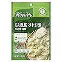 Knorr Sauce Mix Garlic & Herb Creamy Pasta Sauce For Simple Meals and Sides No Artificial Flavors, No Added MSG 1.6 oz