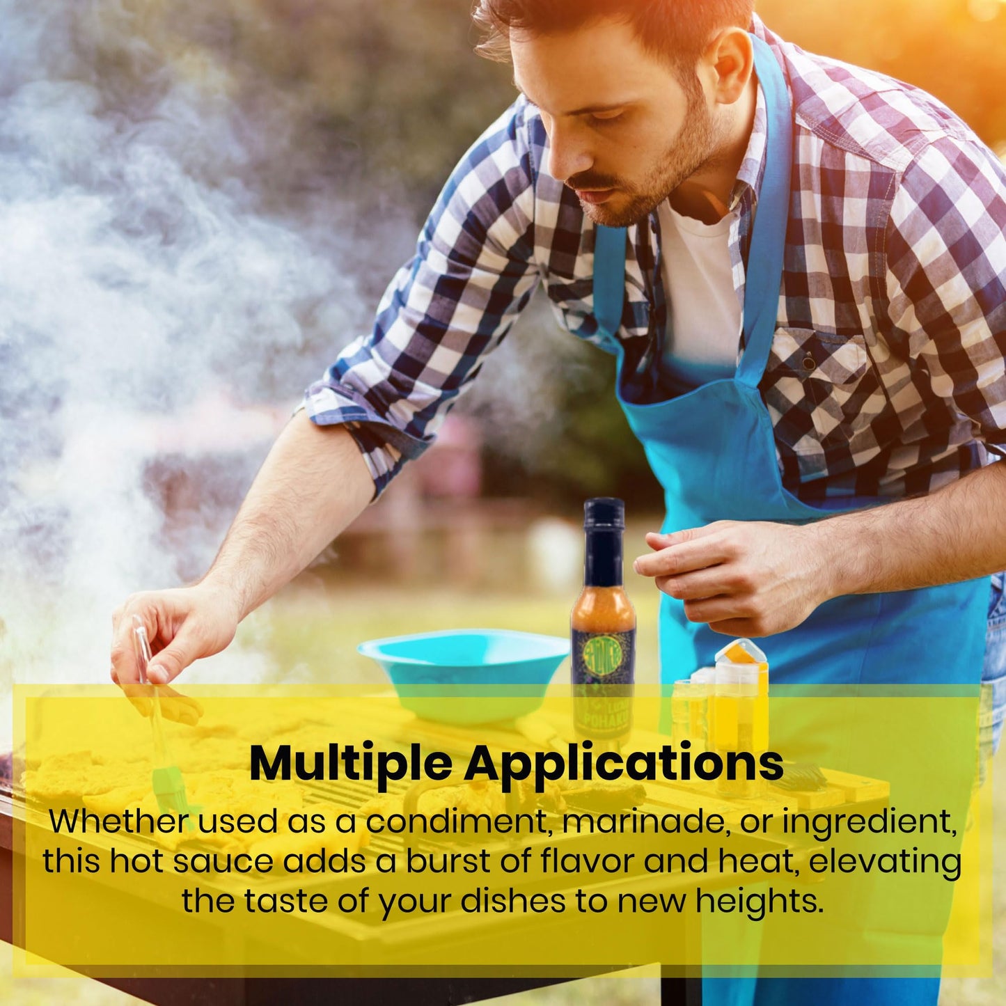 Lu'au Pohaku Pineapple Hot Sauce - 1st Place 2025 Scovie Awards - Carolina Reaper Heat with Tropical Flavor - Small Batch, 5 oz by Splintered Sauce