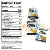 Performance Inspired Nutrition Mixed Protein Cookie Box - 12 Pack - 6 Chocolate Chip & 6 Peanut Butter - 15G Protein, 6-7G Fiber - All-Natural, No