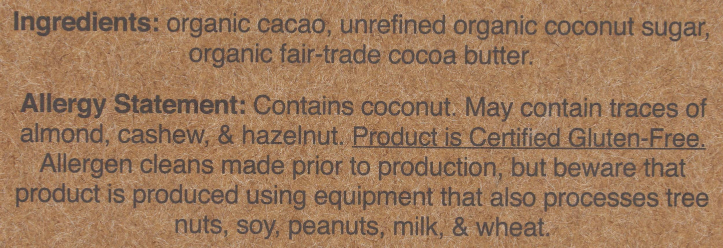 Hu Kitchen Organic Simple Dark Chocolate Bar, 2.1 OZ