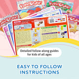 K-Munchies Kracie Popin Cookin Kits - 4 Pack Assorted Japanese Candy Making Kit Bundle - DIY Ramen, Hamburger, Gummi Land, Sushi Candy Poppin Cookin
