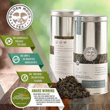 Golden Moon Tea Tie Guan Yin Oolong Tea - Organic Green Tea - Wulong Variety - Loose Leaf, Non-GMO - Half Pound (92 Servings)