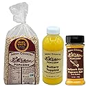 Amish Country Popcorn | 2 lb Bag | Baby White Popcorn Kernels with Buttery Topping & ButterSalt | Old Fashioned, GMO Free and Gluten Free