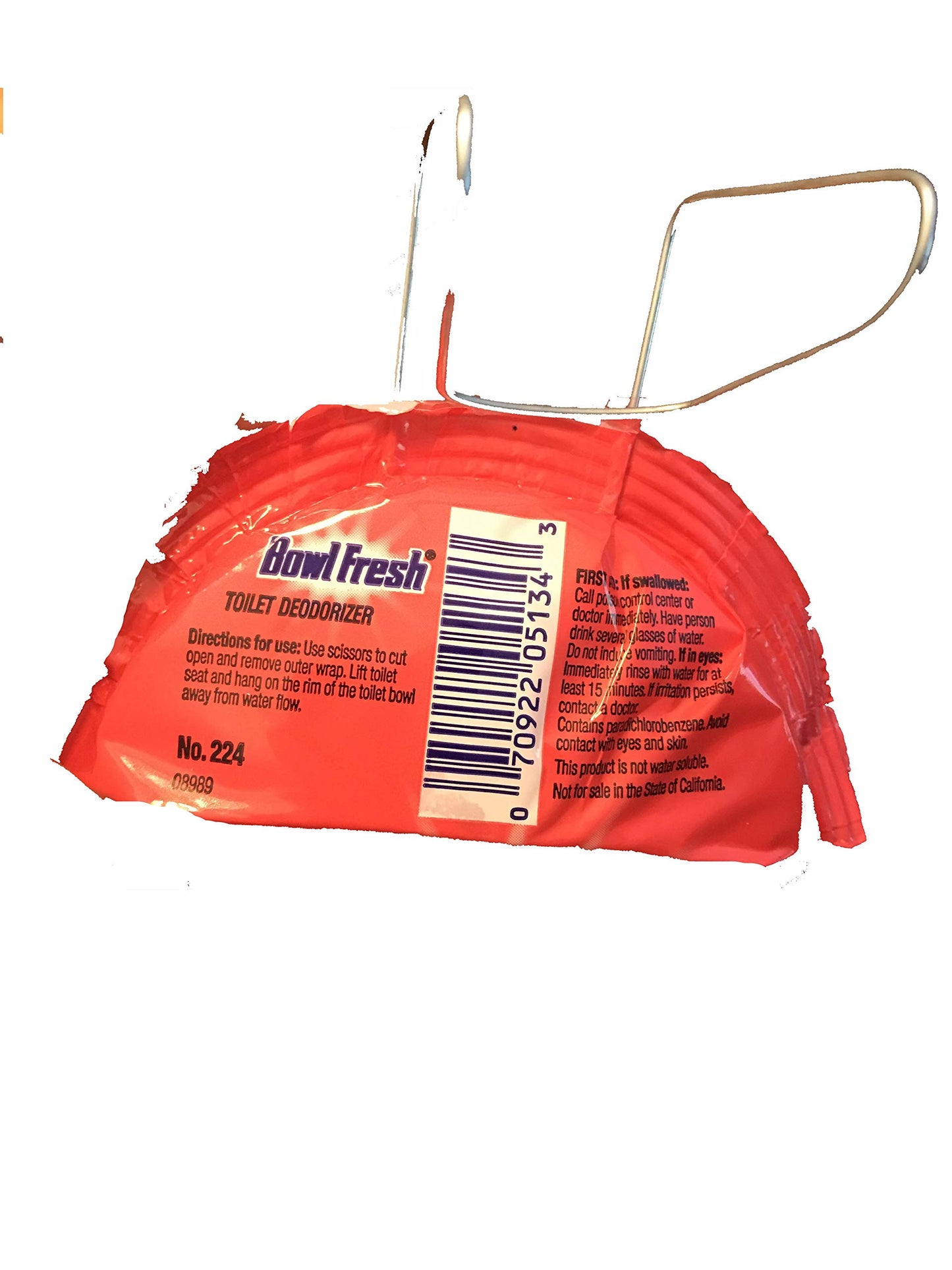 Bowl Fresh Value Size Bowl Deodorizer Hanging Mount Four oz. (2)
