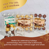 ChocZero Milk Chocolate Hazelnut Truffles, Zero Added Sugar, Gluten Free, Keto Gift, High Fiber, 16 Individually Wrapped Pieces, 8.5 Ounce (Pack of 1)