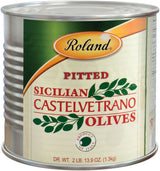 Roland Foods Castelvetrano Pitted Olives, Specialty Imported Food, 2 Lb 13.8 Oz Can