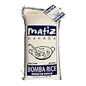 Matiz España Bomba Paella Rice from Spain (2.2 lbs.) Firm, Natural Spanish Grain | Round, Medium Short | Risotto and Arrow Negro | Gluten Free (1 bag)